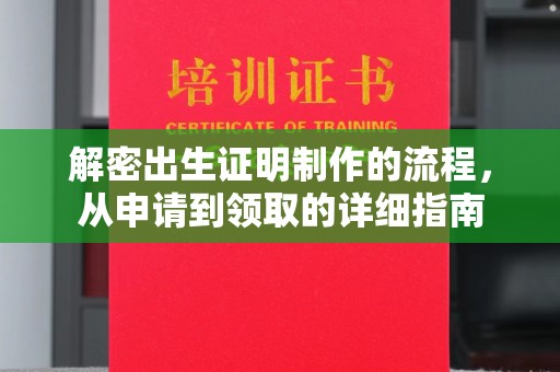 巴青解密出生证明制作的流程，从申请到领取的详细指南