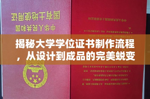 三义揭秘大学学位证书制作流程，从设计到成品的完美蜕变